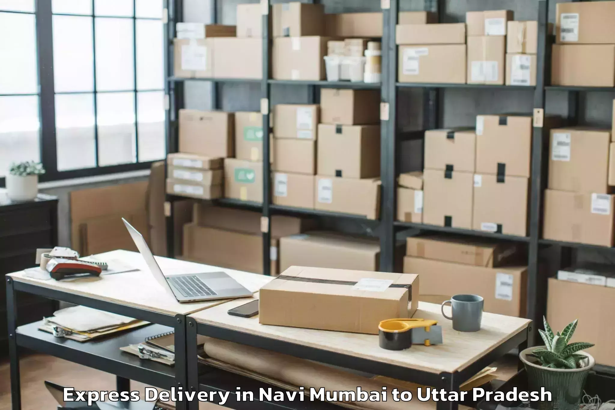 Affordable Navi Mumbai to Mau Express Delivery